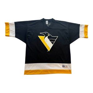 Vintage LOGO 7 NHL Jersey Pittsburgh Penguins Jaromir Jagr Jersey Size Large